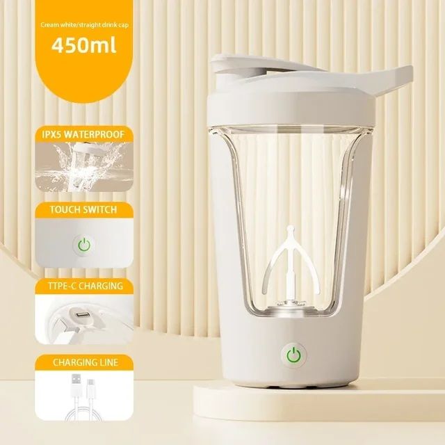 Xiaomi USB Rechargeable Protein Shaker Cup  Portable Gym Blender For Smooth Shakes 7