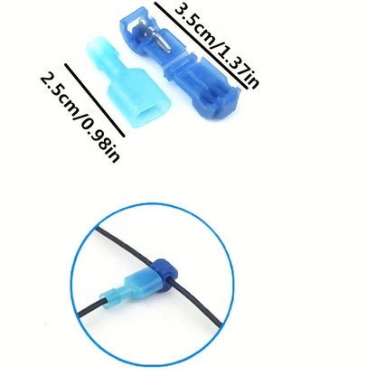20 Pairs Quick Electrical Cable Connectors Snap Splice Lock Wire Terminals Crimp For Secure Wiring 3
