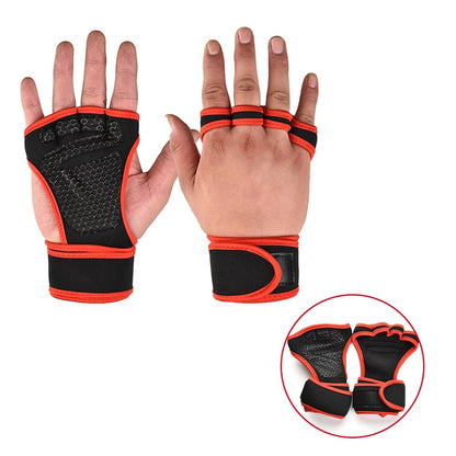 Unisex Training Sport Gloves Fitness Bodybuilding Weightlifting Gym Workout Gloves Hand Wrist Palm  9