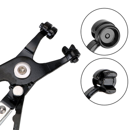 Water Pipe Hose Clamp Removal Pliers, Flat Band Ring Tool for Auto, Truck, Motorcycle & Trailer Repairs