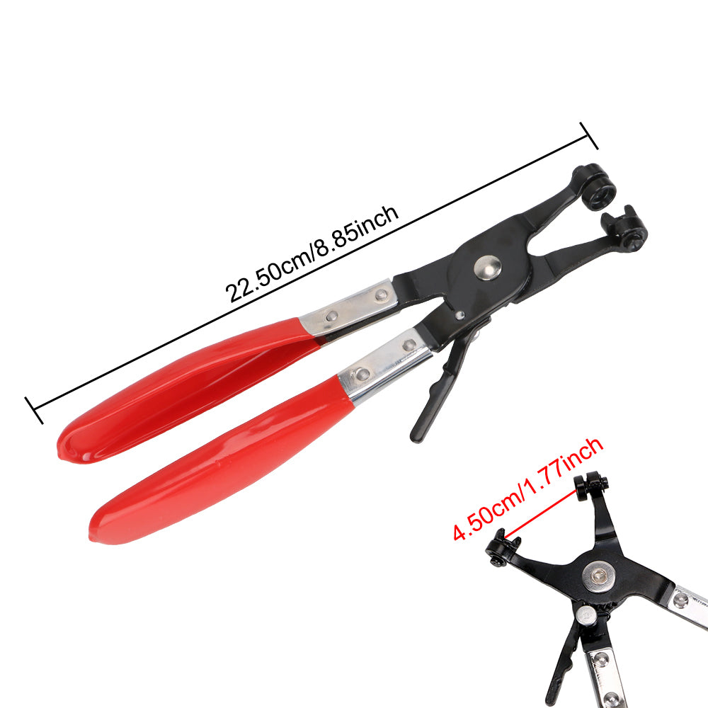 Water Pipe Hose Clamp Removal Pliers Flat Band Ring Tool For Auto Truck Motorcycle  Trailer Repairs 5