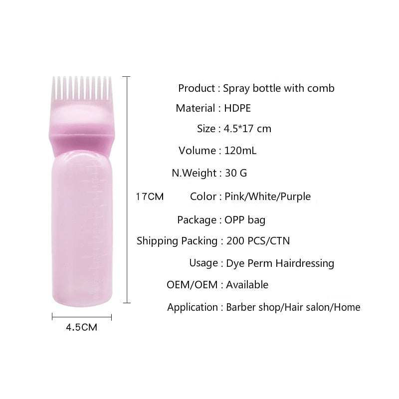 Salon Hair Oil Bottle Premium Hair Care Tools For Coloring Dyeing  Styling 2