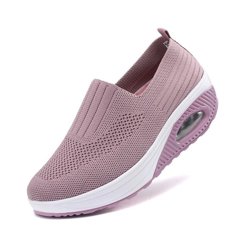 ComfortStride Women Orthopedic Walking Shoes With Air Cushion  NonSlip Wedge Sole 6