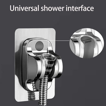 1PC Wall Mount Strong Adhesive Shower Head Holder  ABS Waterproof Adjustable Bathroom Bracket 2