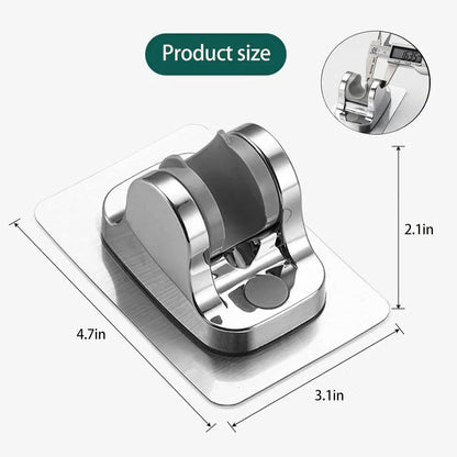 1PC Wall Mount Strong Adhesive Shower Head Holder  ABS Waterproof Adjustable Bathroom Bracket 5