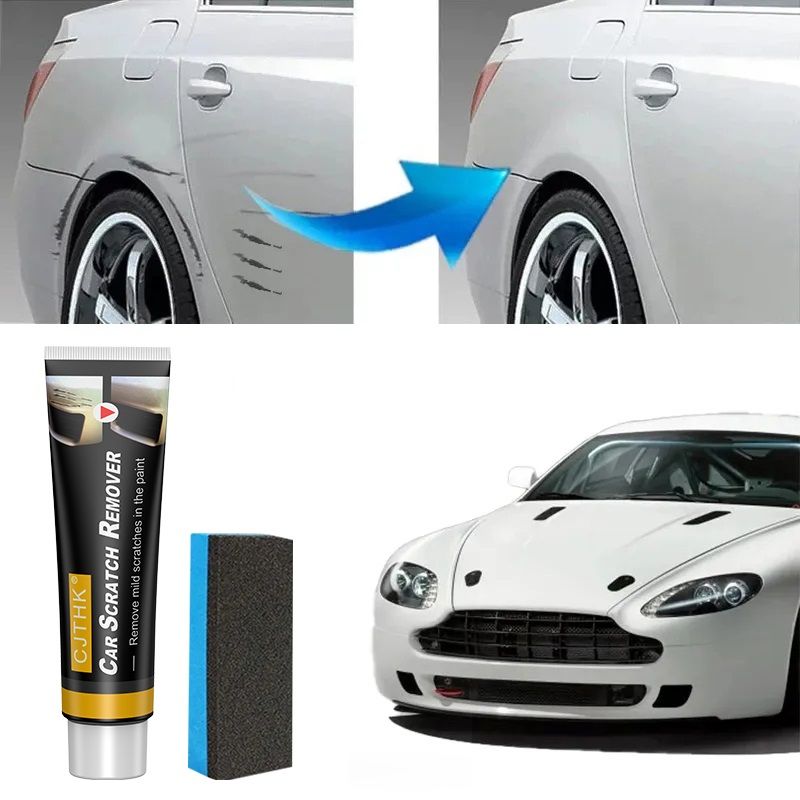 Car Body Paint Care Kit, Scratch Remover & Polishing Paste with Sponge