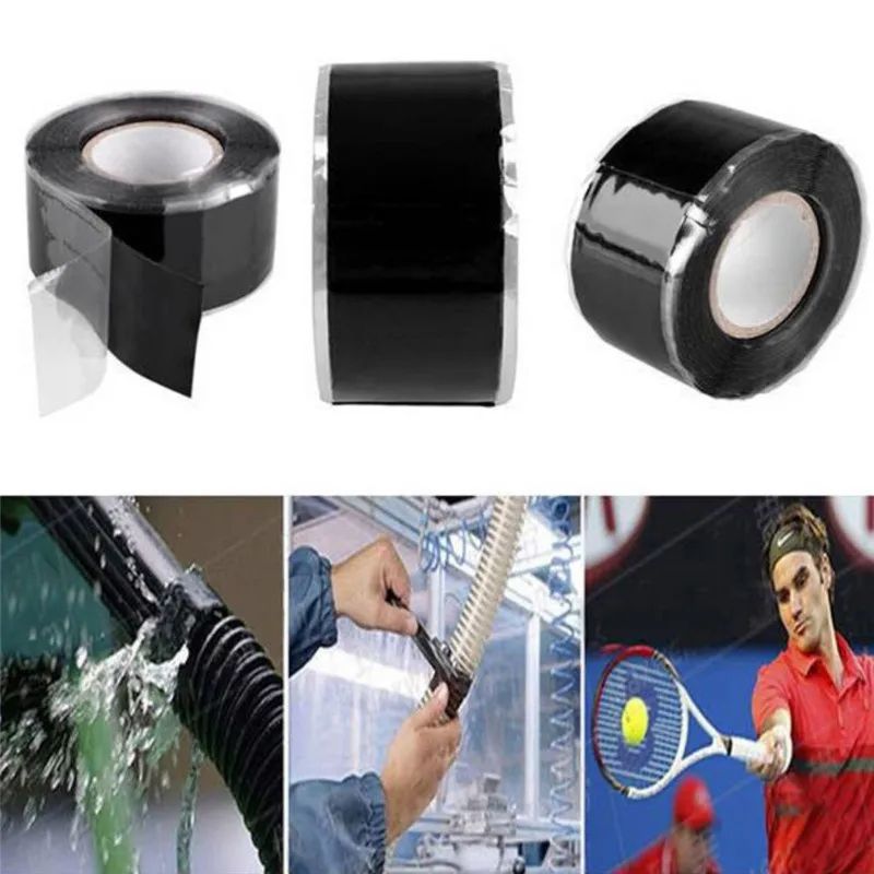Super Strong Waterproof Silicone Tape  Leak Stopper  Duct Seal Repair Adhesive 3