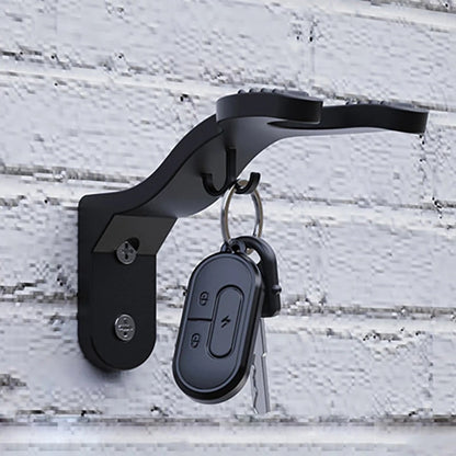 Heavy Duty Motorcycle Helmet Hook Wall Mount Rack For Helmets Jackets Bags MultiPurpose Home  Garag 2