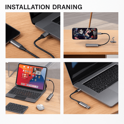 1080p USB30 Game Capture Card  HDMI To USBTypeC PlugandPlay Streaming Device For PS5 Switch Xbox PC 5