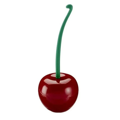 Creative Cherry Shape Toilet Brush Holder Set Red Toilet Brush Bathroom Lavatory Cleaning Accessori 3