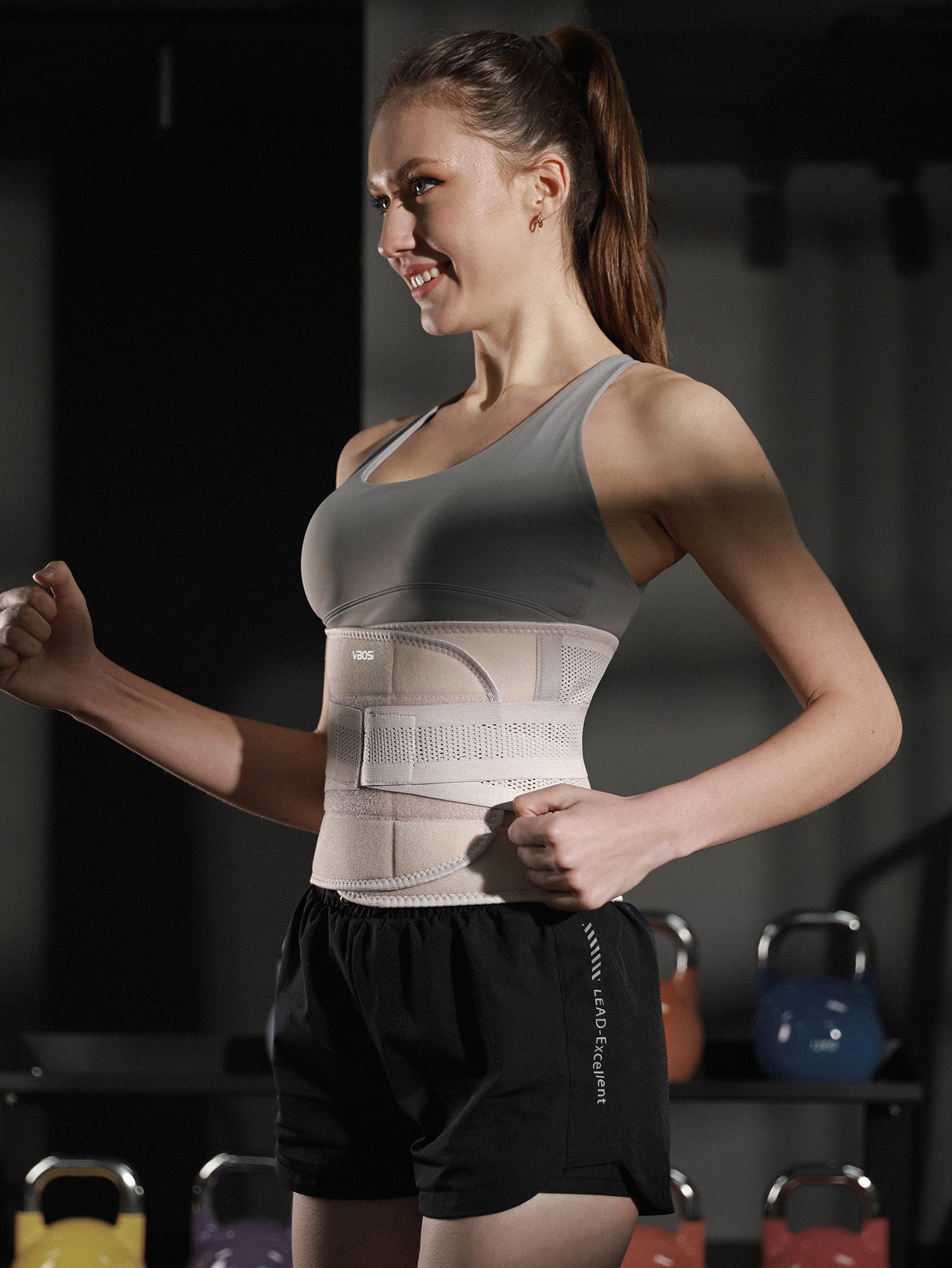 Lower Back Support Belt Adjustable Waist Trainer for Back Pain Relief & Posture Correction