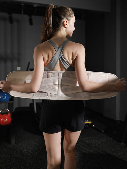 Lower Back Support Belt Adjustable Waist Trainer for Back Pain Relief & Posture Correction