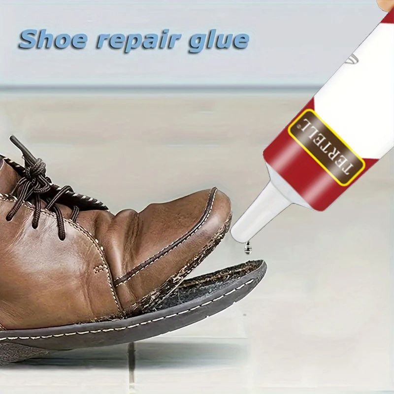 Strong Shoe-Repairing Adhesive – Professional Shoemaker Super Glue Universal Waterproof Resin Glue for Leather, Rubber
