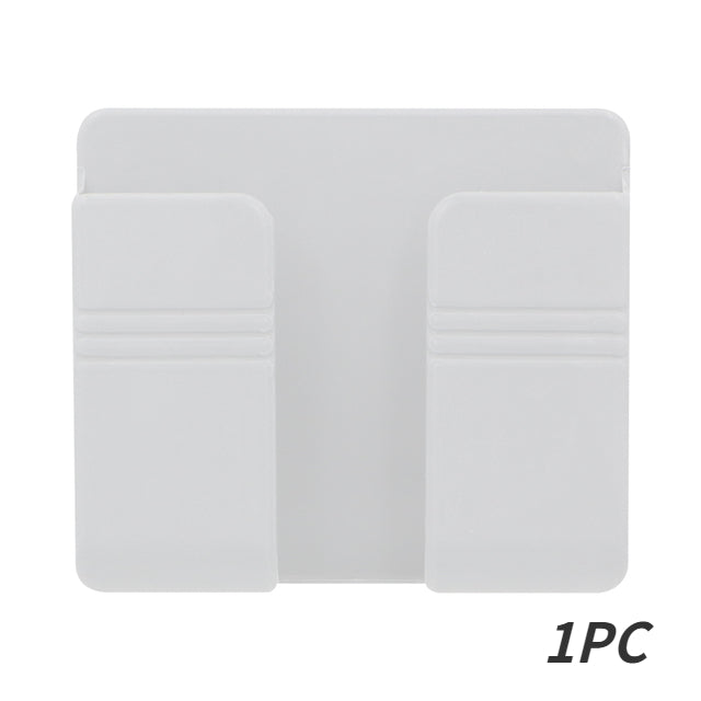 Multifunction Wall Mounted Holder Stand Storage Box For TV Remote Mobile Phone  DIY Charging Organi 5
