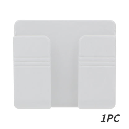 Multifunction Wall Mounted Holder Stand Storage Box For TV Remote Mobile Phone  DIY Charging Organi 5