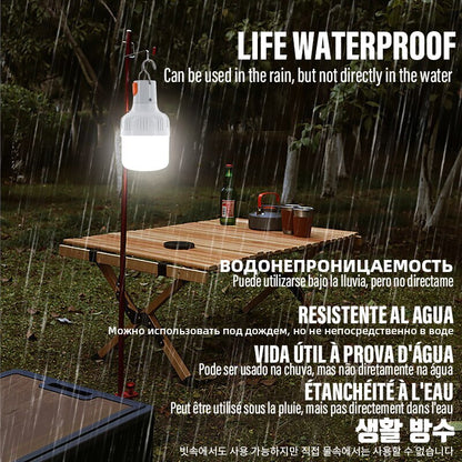 Outdoor USB Rechargeable LED Lamp High Brightness Emergency Light for Camping, Fishing & Night Lights