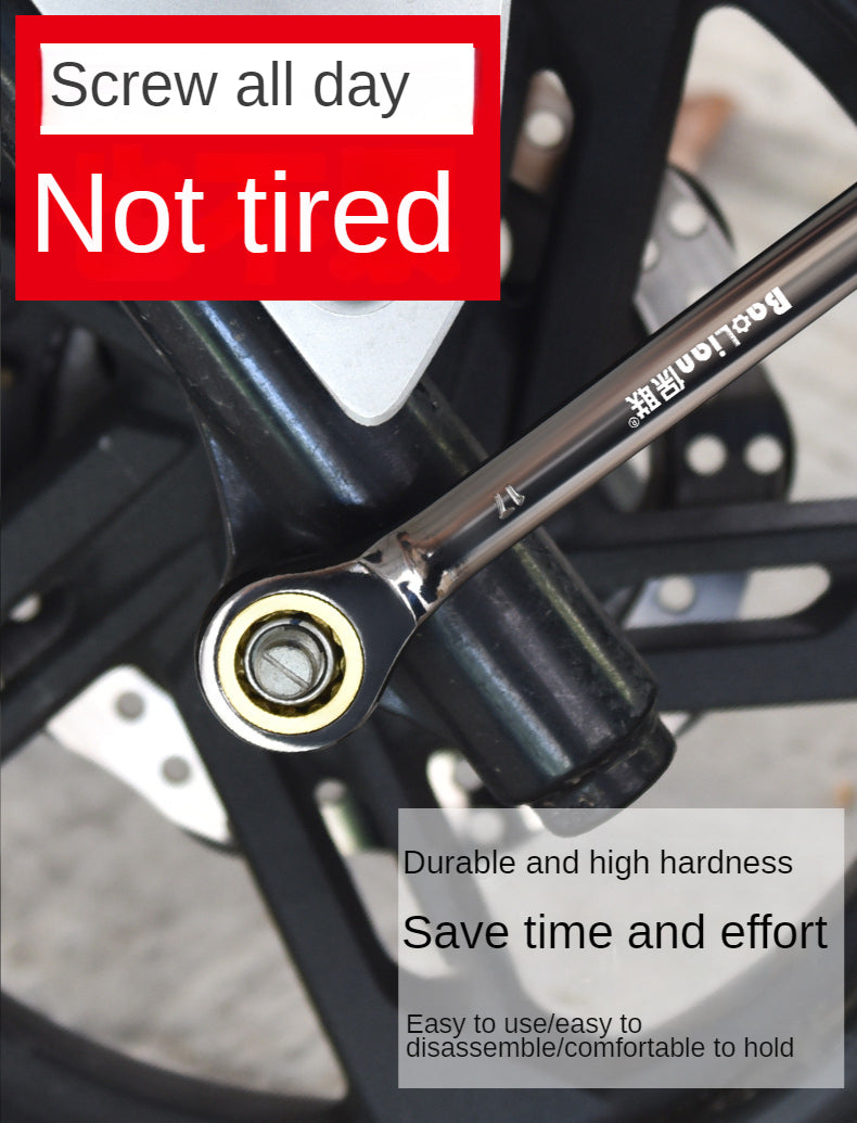 Universal Torx Wrench Adjustable Torque 822mm Ratchet Spanner For Bicycle Motorcycle Car Repair Too 3