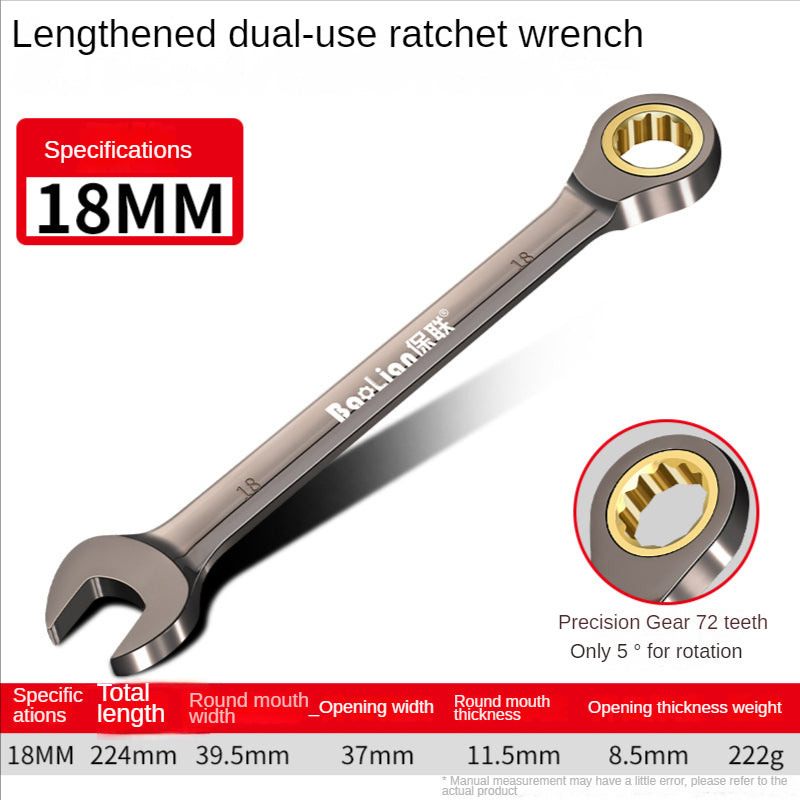Universal Torx Wrench Adjustable Torque 822mm Ratchet Spanner For Bicycle Motorcycle Car Repair Too 12