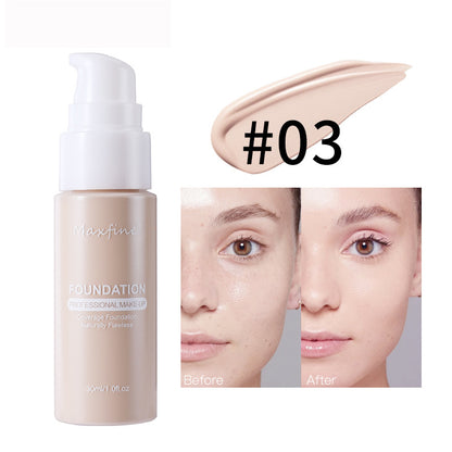 Lightweight Liquid Foundation With Full Coverage OilControl Waterproof  SweatResistant Concealer 7