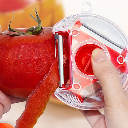 Vegetable Peeler Set Magic Trio Slicer Shredder Julienne Cutter Multi Blade Stainless Steel Zester  4