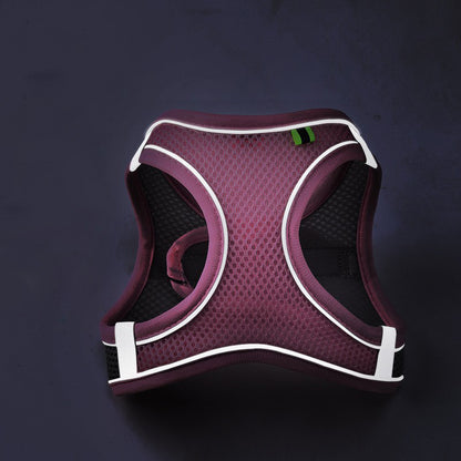 Adjustable Pet Harness for Dogs & Cats Reflective, Breathable & Safe for Outdoor Walking Pet Travel Gear & Fashion