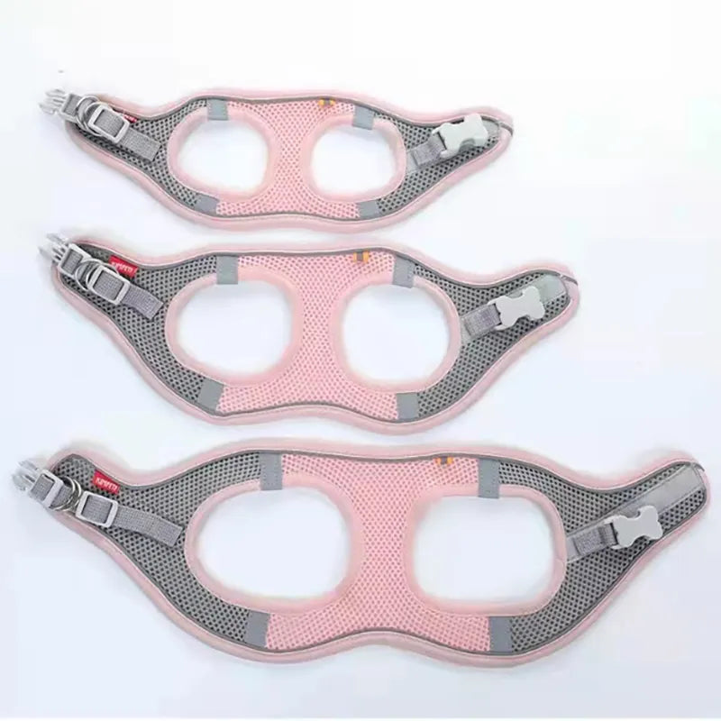 Adjustable Pet Harness for Dogs & Cats Reflective, Breathable & Safe for Outdoor Walking Pet Travel Gear & Fashion