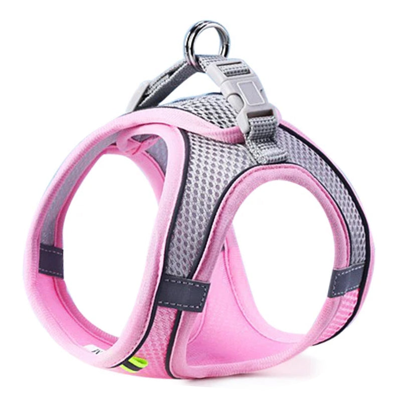 Adjustable Pet Harness for Dogs & Cats Reflective, Breathable & Safe for Outdoor Walking Pet Travel Gear & Fashion