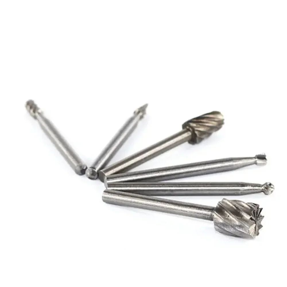 Rotary File For Steel Milling CuttersHard Metal Rattail File Set For Metalwork Woodworking  DIY Pro 4