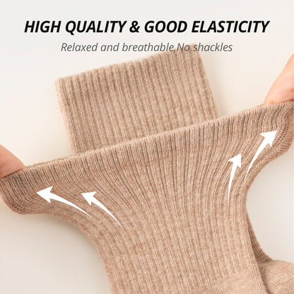 Breathable Cotton Long Socks For Men Business Dress Socks Soft  Colorful For Spring Summer 3