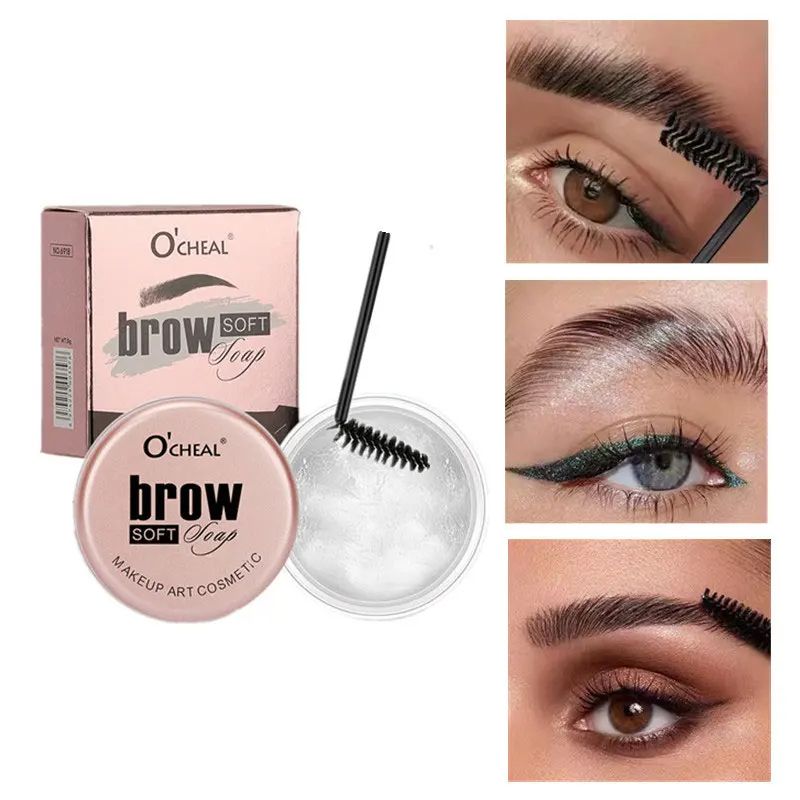 Quickdrying Waterproof 3D Eyebrow Styling Cream Natural Wild Brow Pomade Sculpting Soap  Setting Ge 1