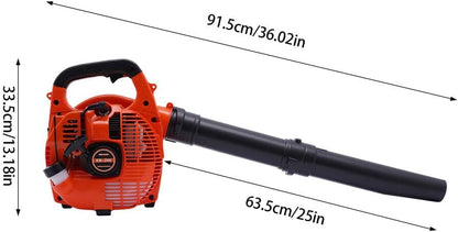 254CC 2Stroke Handheld Gas Leaf Blower  HighPower Lawn  Yard Cleaning Tool 6