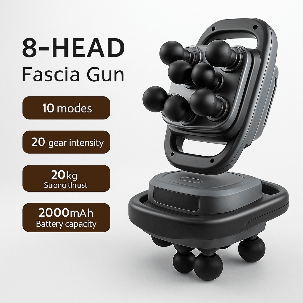 16Head HighFrequency Percussion Massage Gun Deep Tissue Muscle Massager For FullBody Relief 7