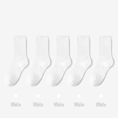 Breathable Cotton Long Socks For Men Business Dress Socks Soft  Colorful For Spring Summer 4