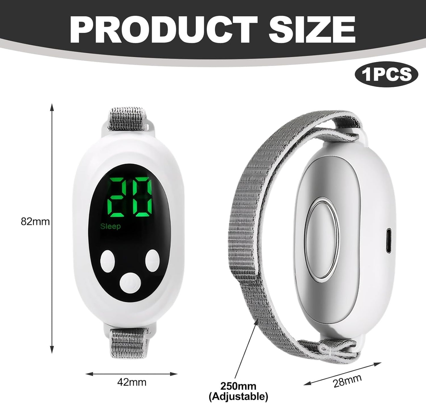 Handheld EMS Sleep Aid Device  20Level Microcurrent Therapy For Insomnia  Stress Relief 5