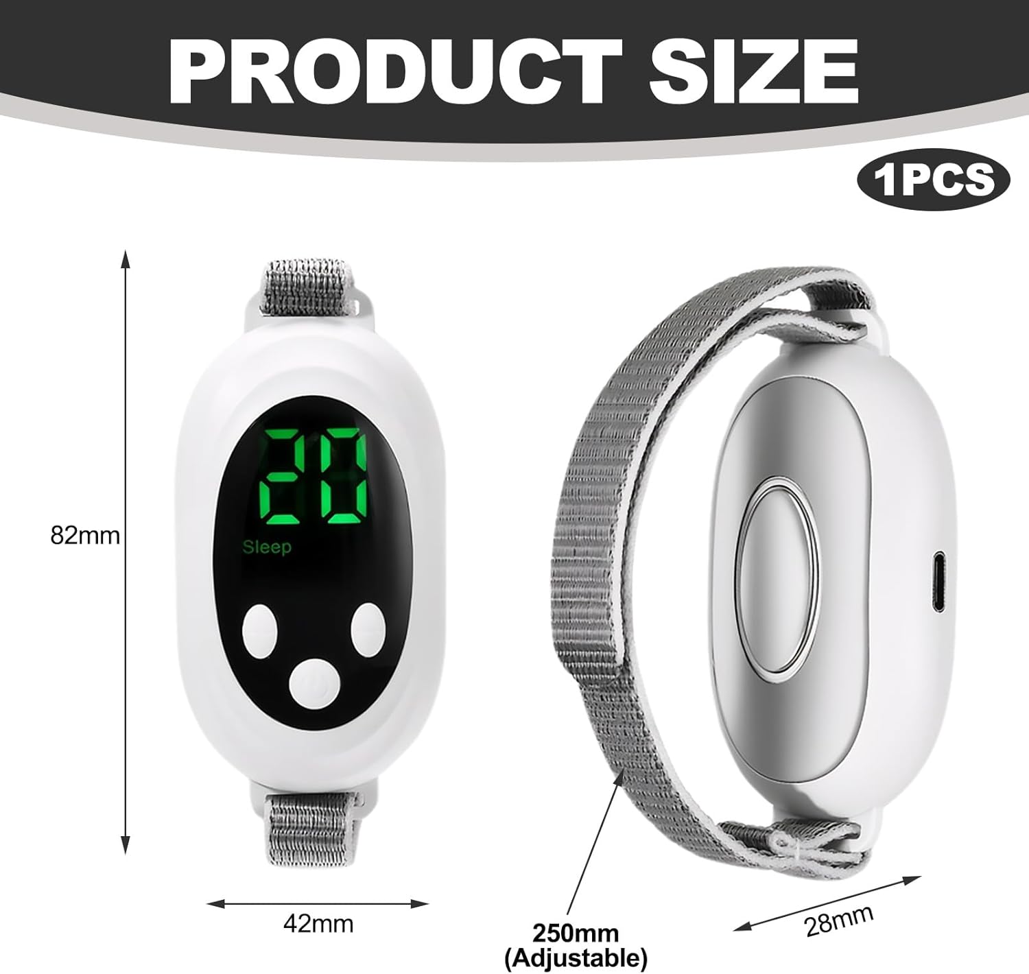 Handheld EMS Sleep Aid Device  20Level Microcurrent Therapy For Insomnia  Stress Relief 5