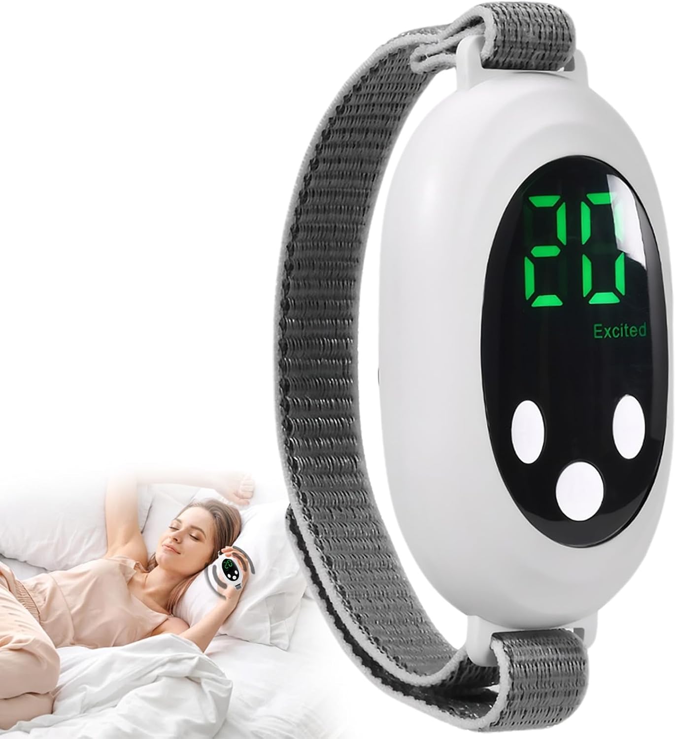 Handheld EMS Sleep Aid Device – 20-Level Microcurrent Therapy for Insomnia & Stress Relief