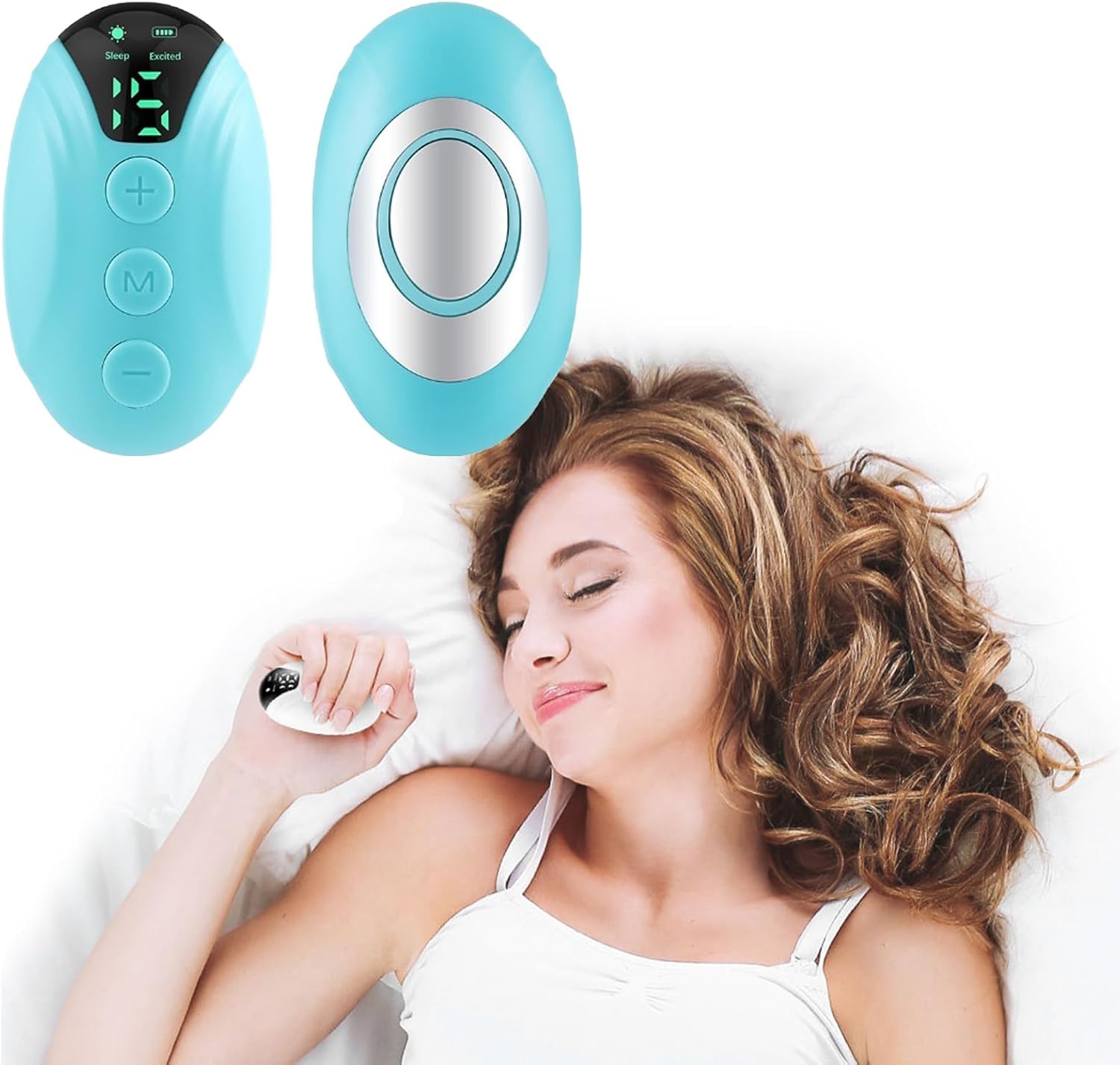 Handheld EMS Sleep Aid Device  20Level Microcurrent Therapy For Insomnia  Stress Relief 13