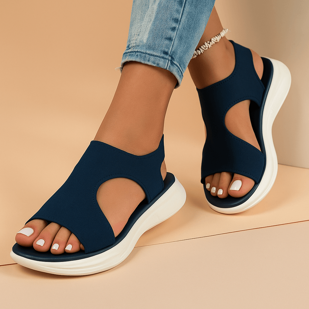 Womens Summer 2024 Comfort Sport Sandals  Casual Wedge Platform Sandals For Beach Travel  Everyday  1