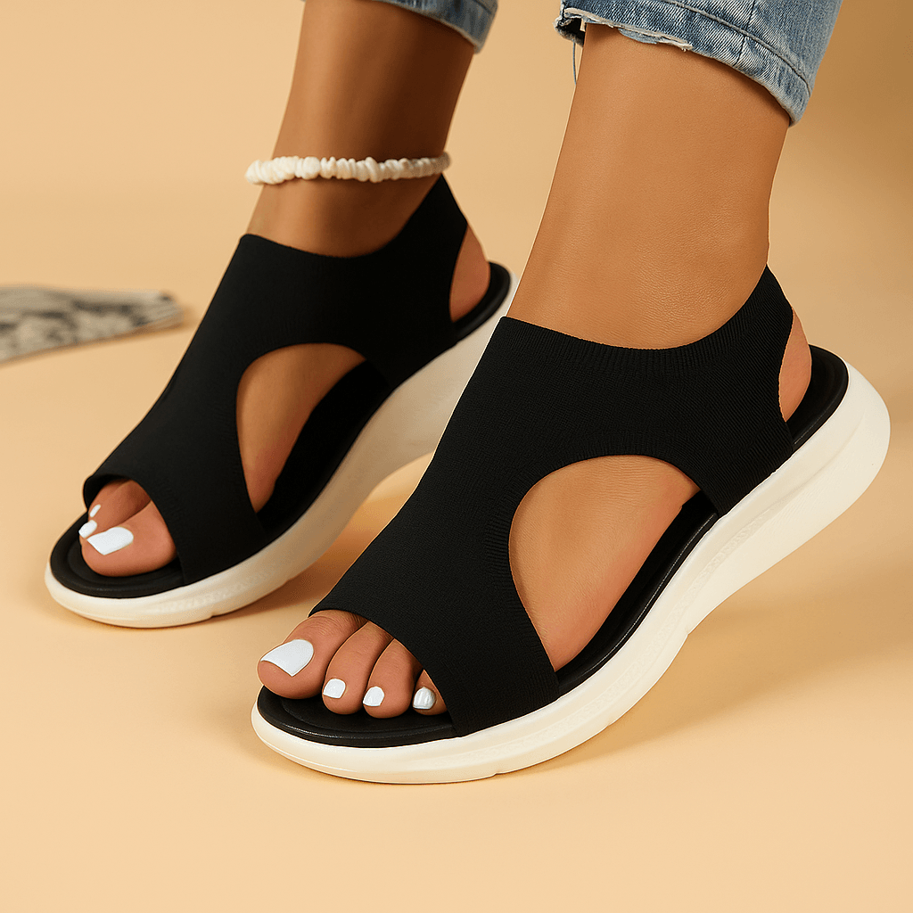 Womens Summer 2024 Comfort Sport Sandals  Casual Wedge Platform Sandals For Beach Travel  Everyday  3