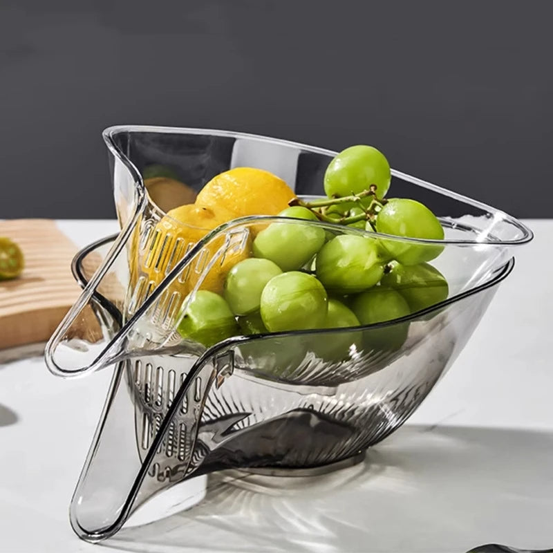 Multi Functional Sink Strainer Basket Space Saving Drain Colander For Fruits Veggies  Pasta Fits Mo 1