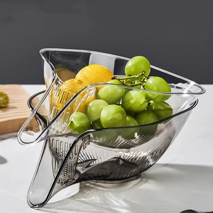 Multi Functional Sink Strainer Basket Space Saving Drain Colander For Fruits Veggies  Pasta Fits Mo 1