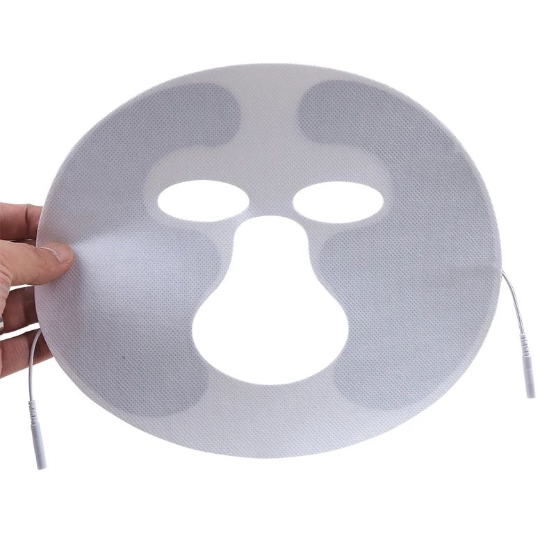 Facial Electrode Pads Gel Patch Self-Adhesive Reusable Electrotherapy Pads for Digital Therapy Electric Massager