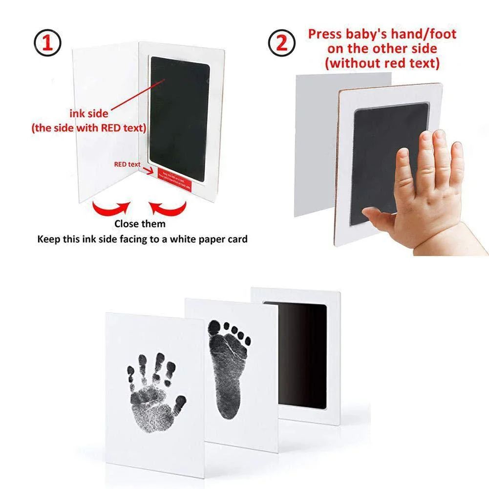 Cat Dog Paw Print Ink Kit Pad Safe NonToxic Inkless DIY Pet Souvenir For Clean  Clear Paw Prints 3