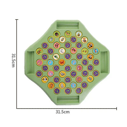 Kids Battle Chess Educational Toy Fun Animal Flip Chess For ParentChild Interaction Observation  Co 4