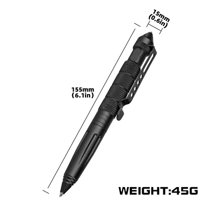 Multifunctional Metal Tactical Pen AntiSkid Emergency Glass Breaker For Self Defense 3