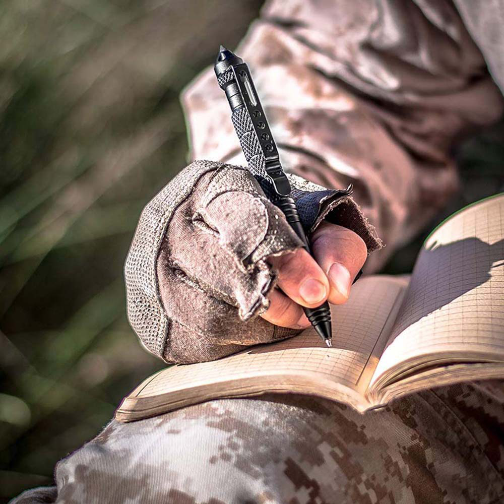 Multifunctional Metal Tactical Pen AntiSkid Emergency Glass Breaker For Self Defense 1