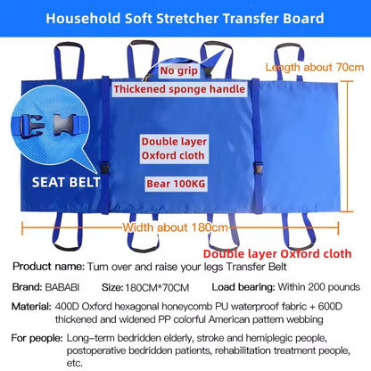 Soft Transfer Sheet With Handles For Bedridden And Elderly Patients 6
