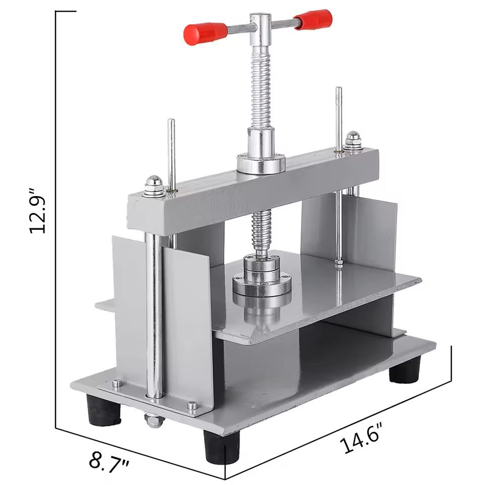 HeavyDuty Manual Paper Press Machine For A4 Papers  12 X 86 In Steel Frame 4