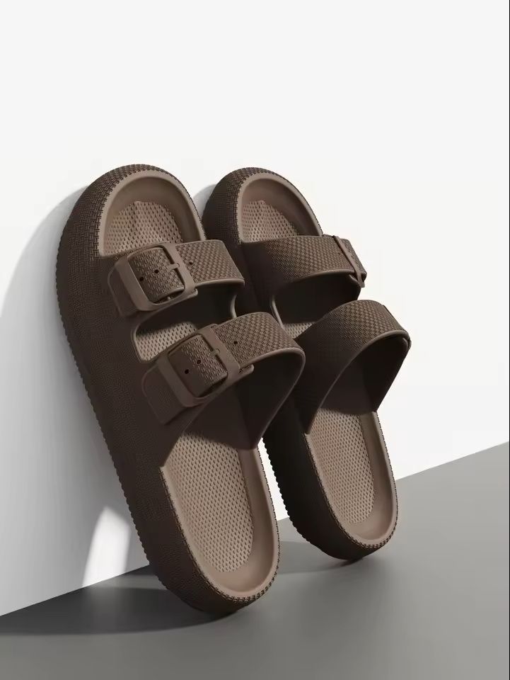 Mens Thick Sole Non Slip Shower Sandals For Indoor And Outdoor Use 9