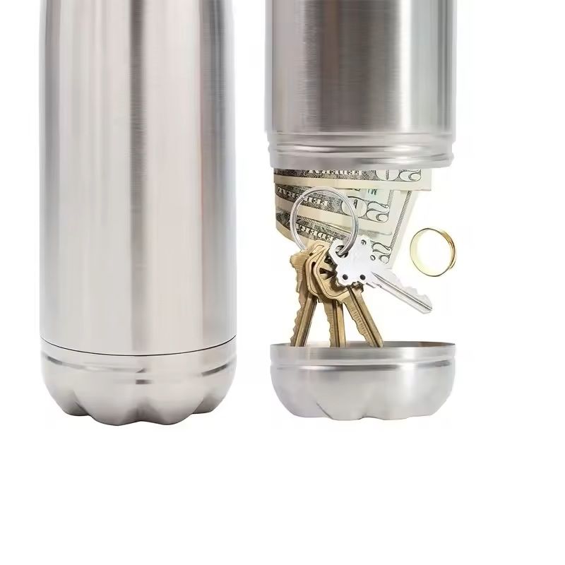750ml Diversion Water Bottle With Hidden Storage Compartment And Bonus Key Ring Box 4